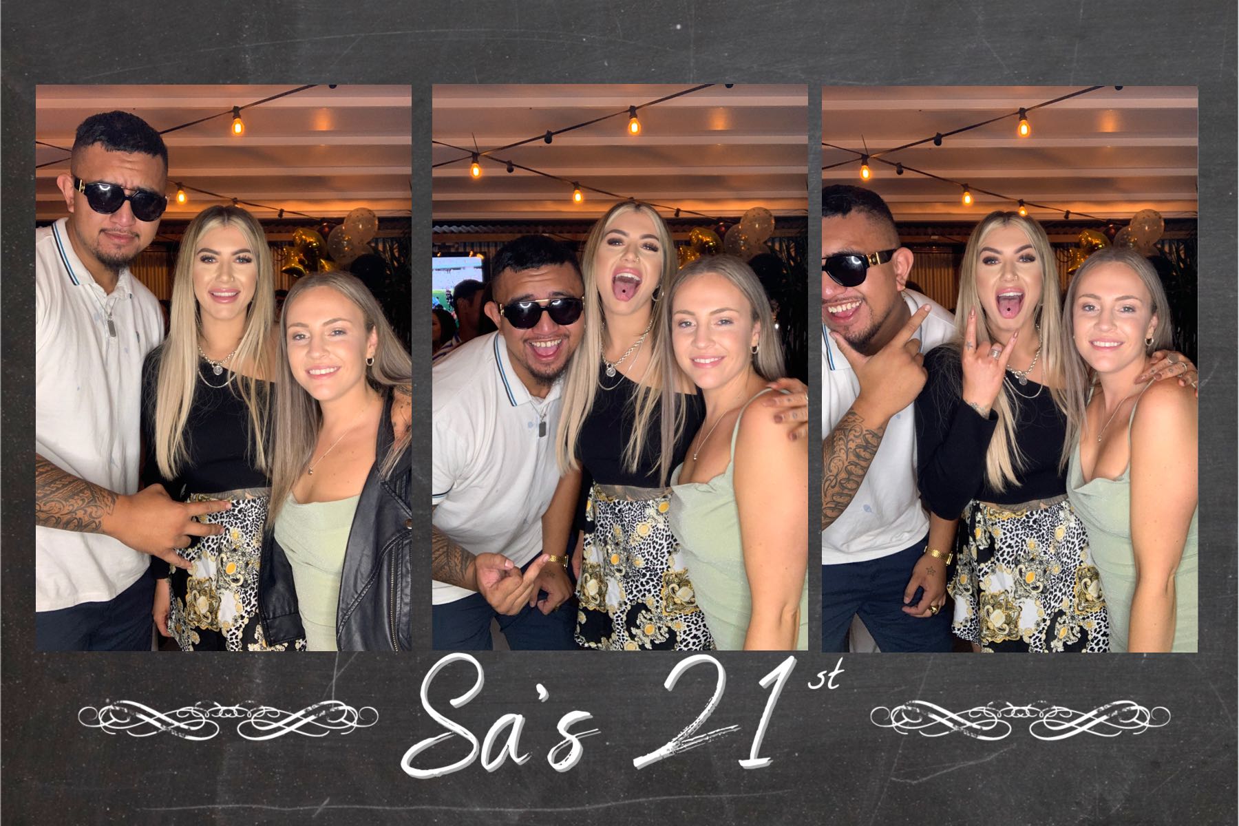 Sa's 21st | View more photos from the event at gallery.photobooth.co.nz/u/SelfieCentral/Sas-21st